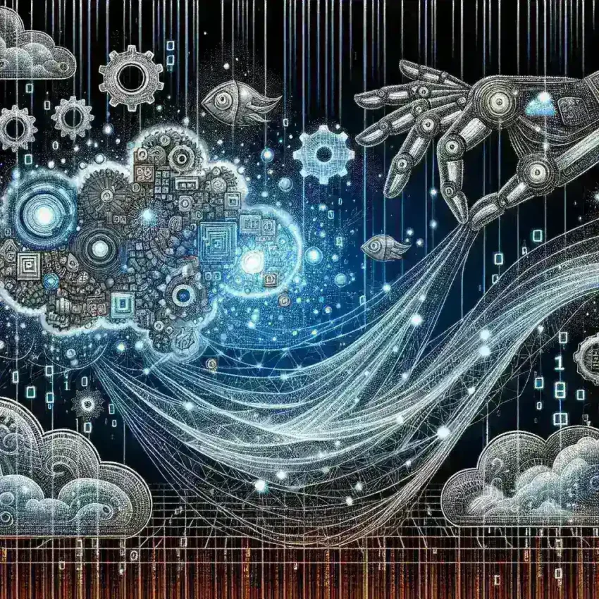 "Illustration of Scraper APIs in action, showcasing web data extraction processes with interconnected graphics representing various online sources and data formats in 'Understanding Scraper APIs: The Ultimate Guide to Web Data Extraction Solutions'."